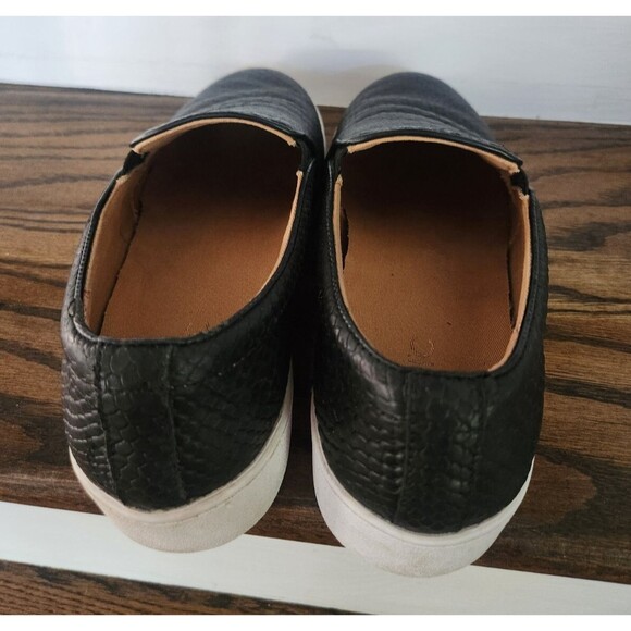 Pre-Owned VIONIC Splendid Snake Slip-On Women's Comfort Sneaker-Black - Size 7 - Picture 10 of 15